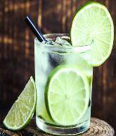 Foto de uma caipirinha